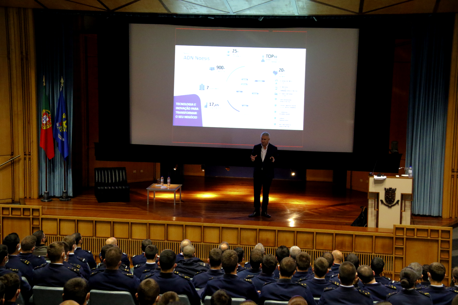 Alexandre Rosa apresenta palestra na Academia da Força Aérea