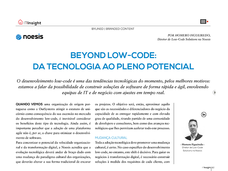 2019 05 06 Beyond Low Code Da Tecnologia Ao Pleno Potencial In IT Insight