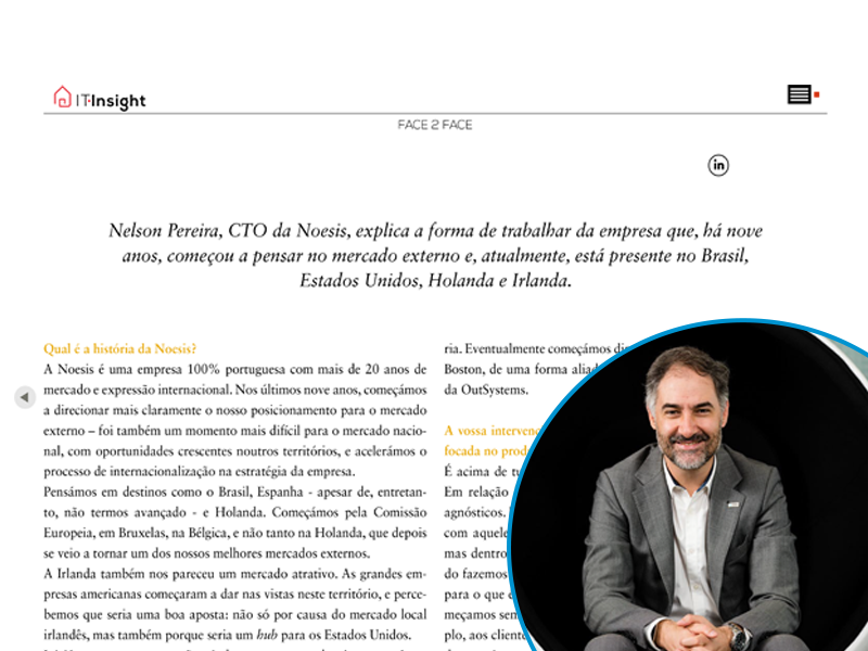 2019 06 28 Face 2 Face Com Nelson Pereira In IT Insight