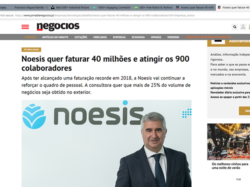 2019 08 20 Entrevista Exclusiva A Alexandre Rosa In Jornal De Negocios