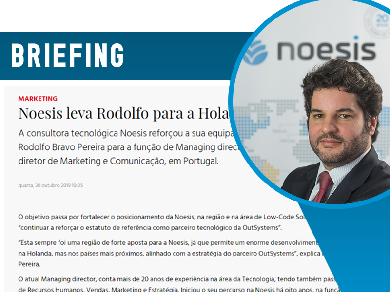 2019 10 30 Noesis Leva Rodolfo Para A Holanda In Briefing