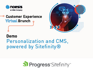 Personalization and CMS powered by Sitefinity