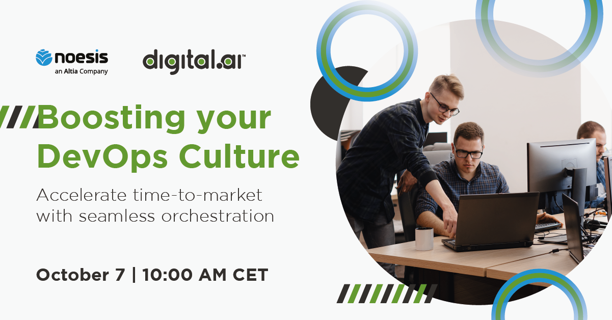 Noesis e Digital.ai Organizam Webinar sobre DevOps