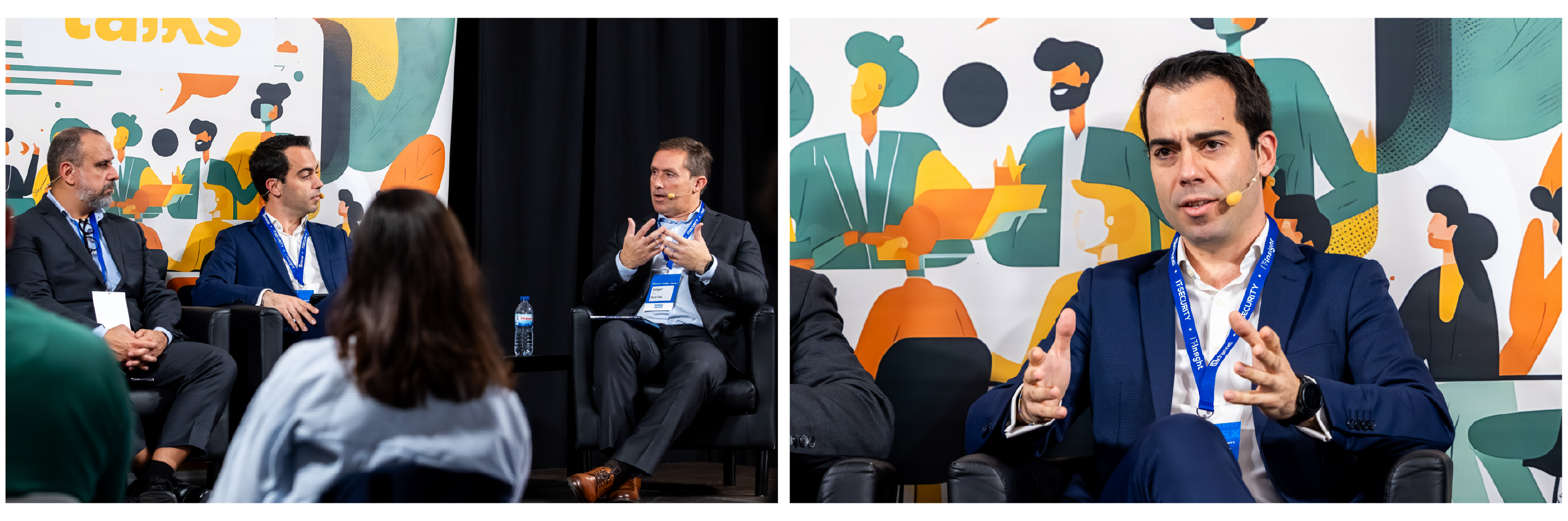 Oradores em debate durante o evento IT Insight Talks