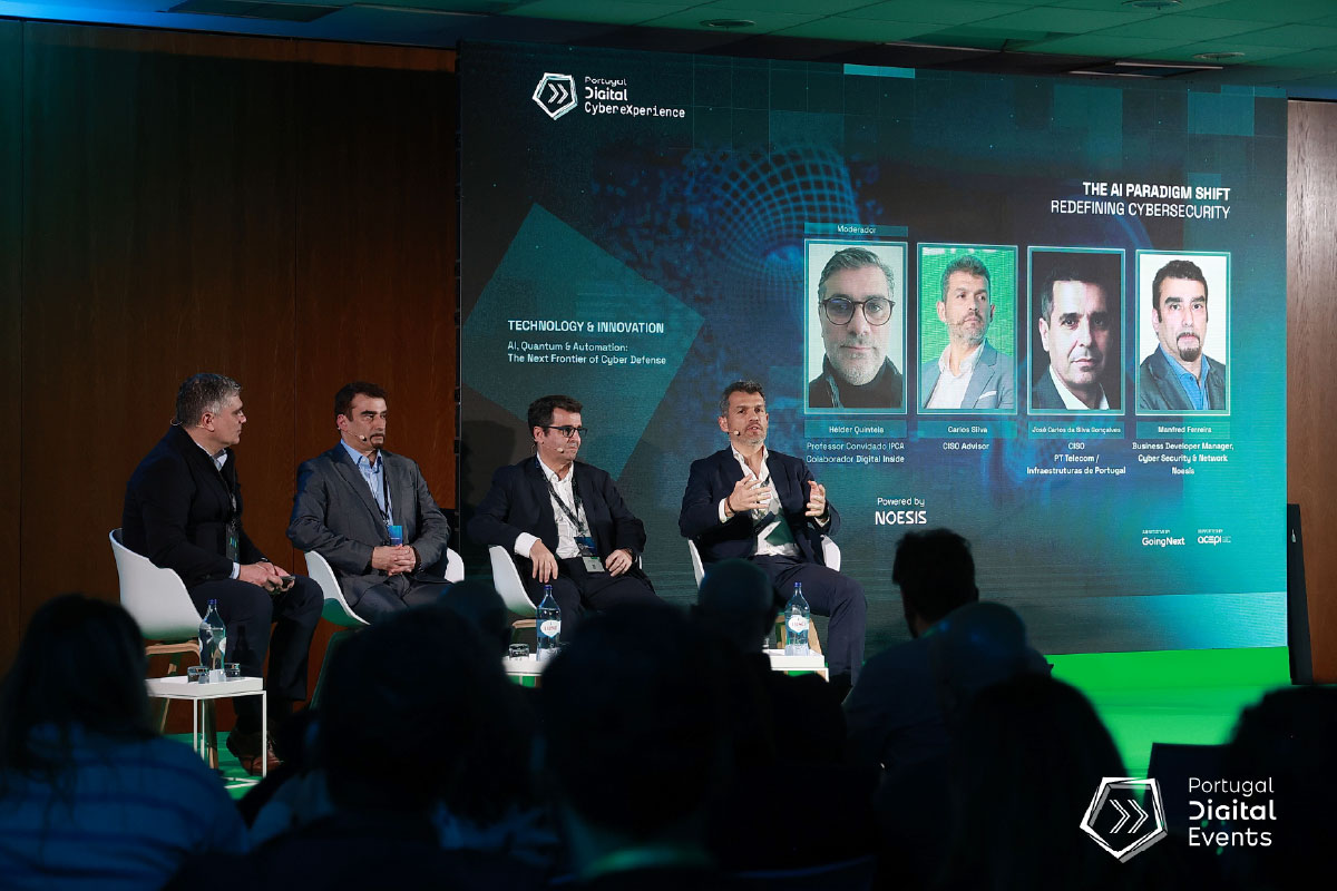 Painel de debate sobre cibersegurança no Portugal Digital Cyber Experience