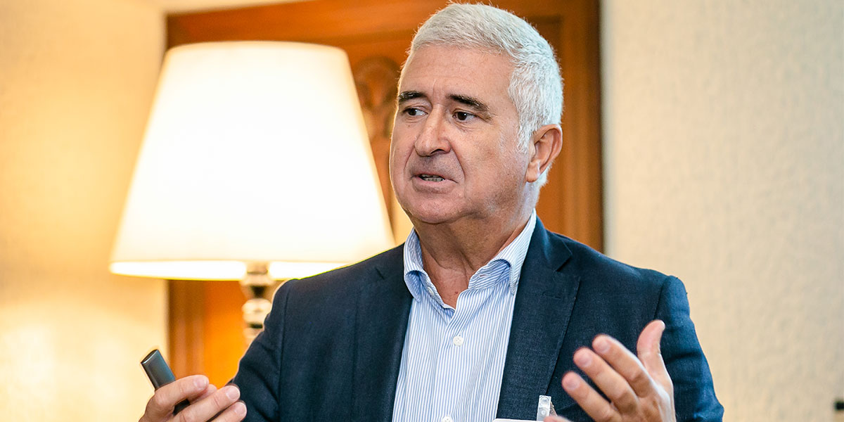 Alexandre Rosa, CEO da Noesis, durante uma intervenção num evento da AICEP