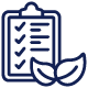 Icon representing stronger sustainability management and ESG performance tracking